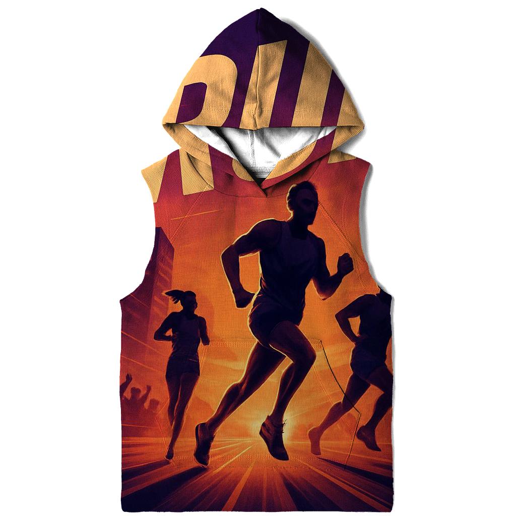 Urban Marathon Sunset hoodie designs