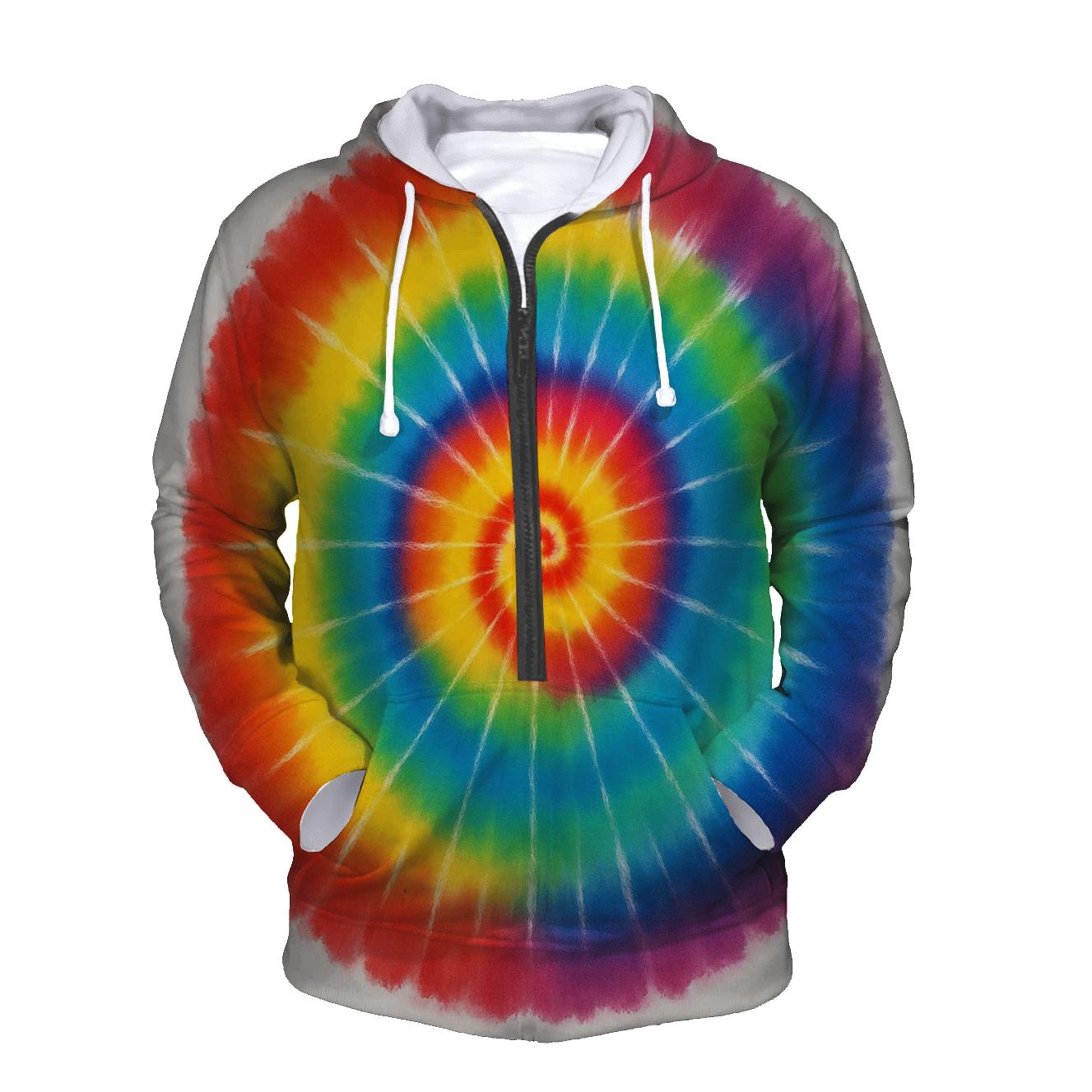 Classic Rainbow Spiral hoodie trends