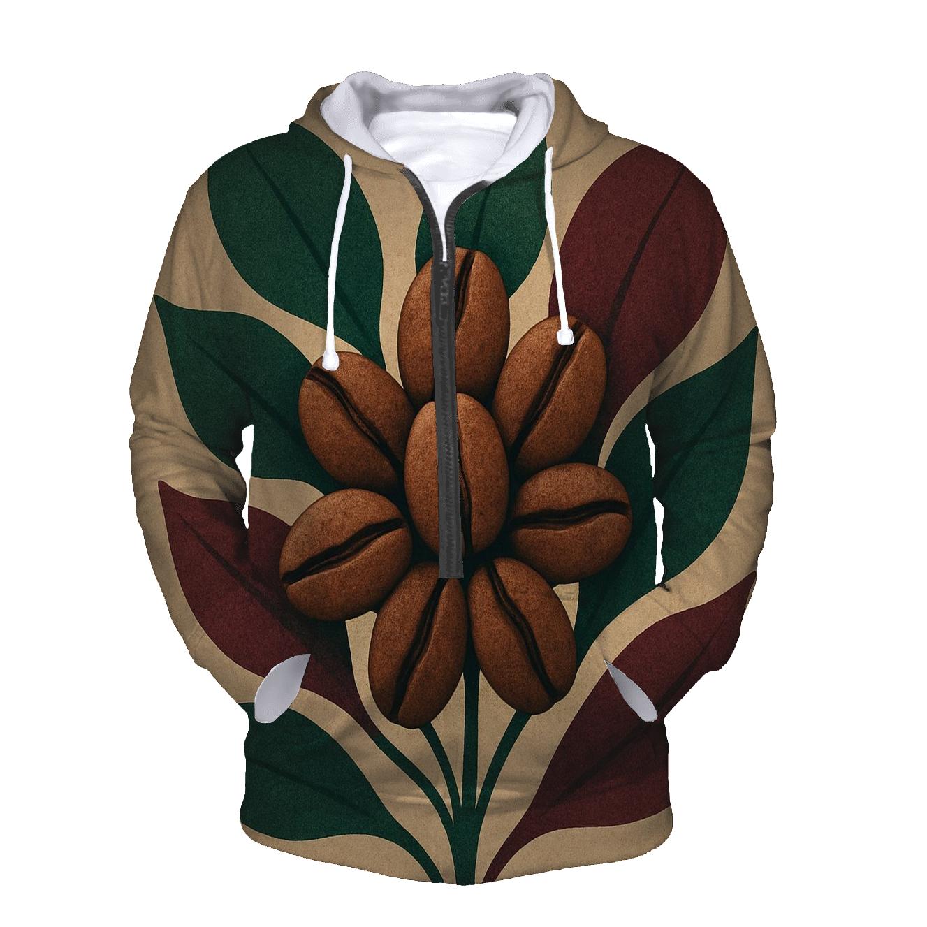 Bean Bloom Cluster embroidered hoodies