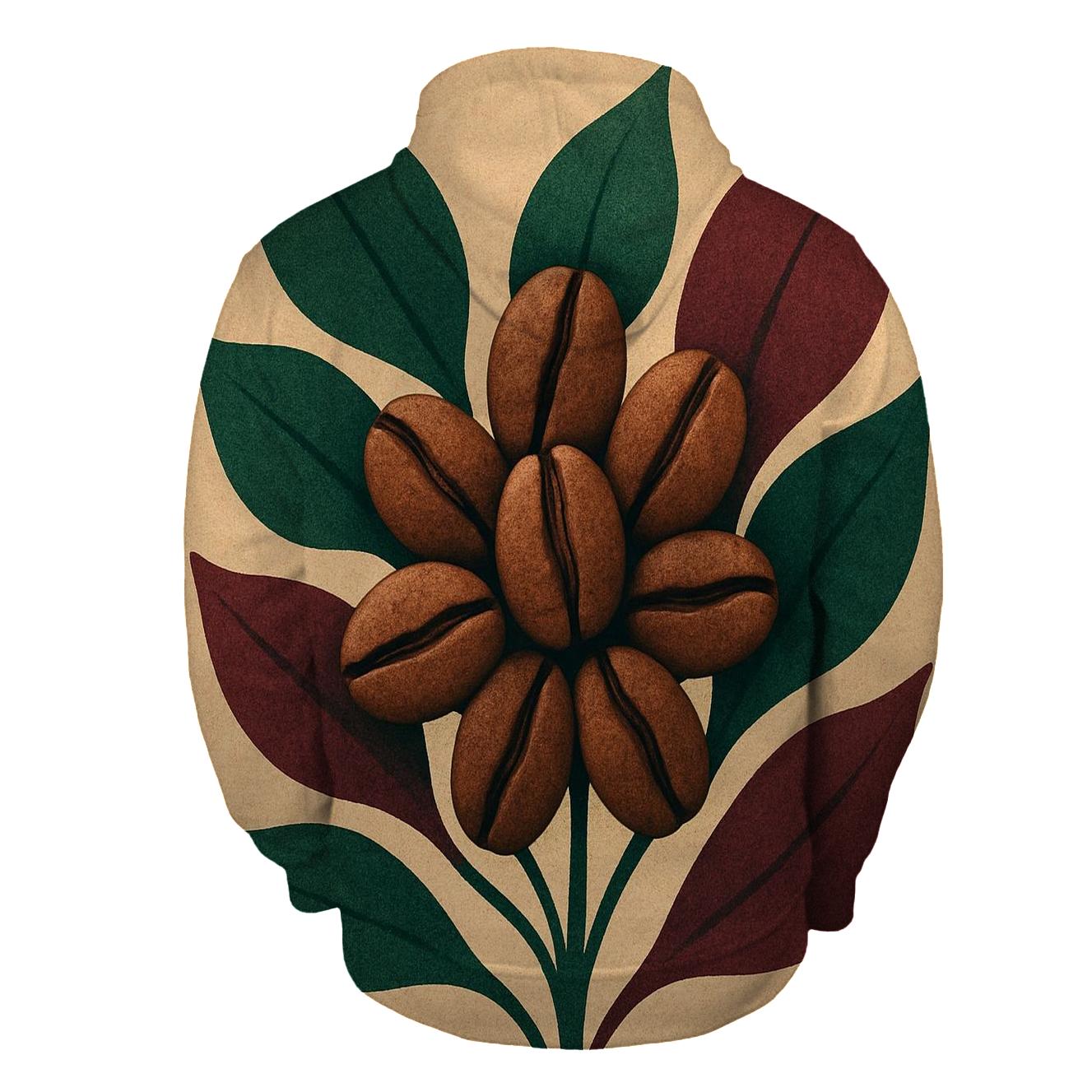 Bean Bloom Cluster embroidered hoodies