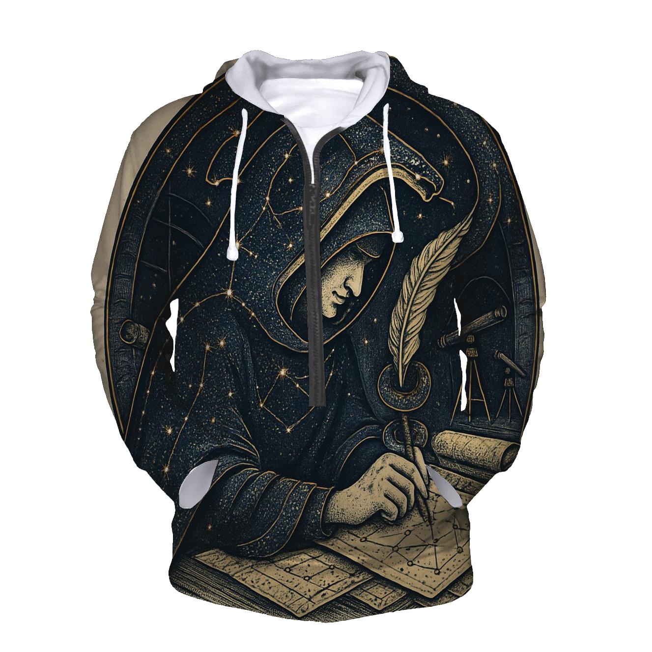 Celestial Ouroboros Cartographer hoodies fashion