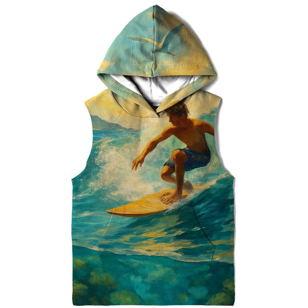 Surfing Coral Reef heavyweight hoodies