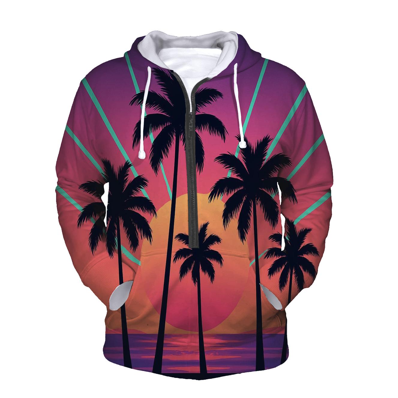 Palm Laser Silhouette hoodie trends