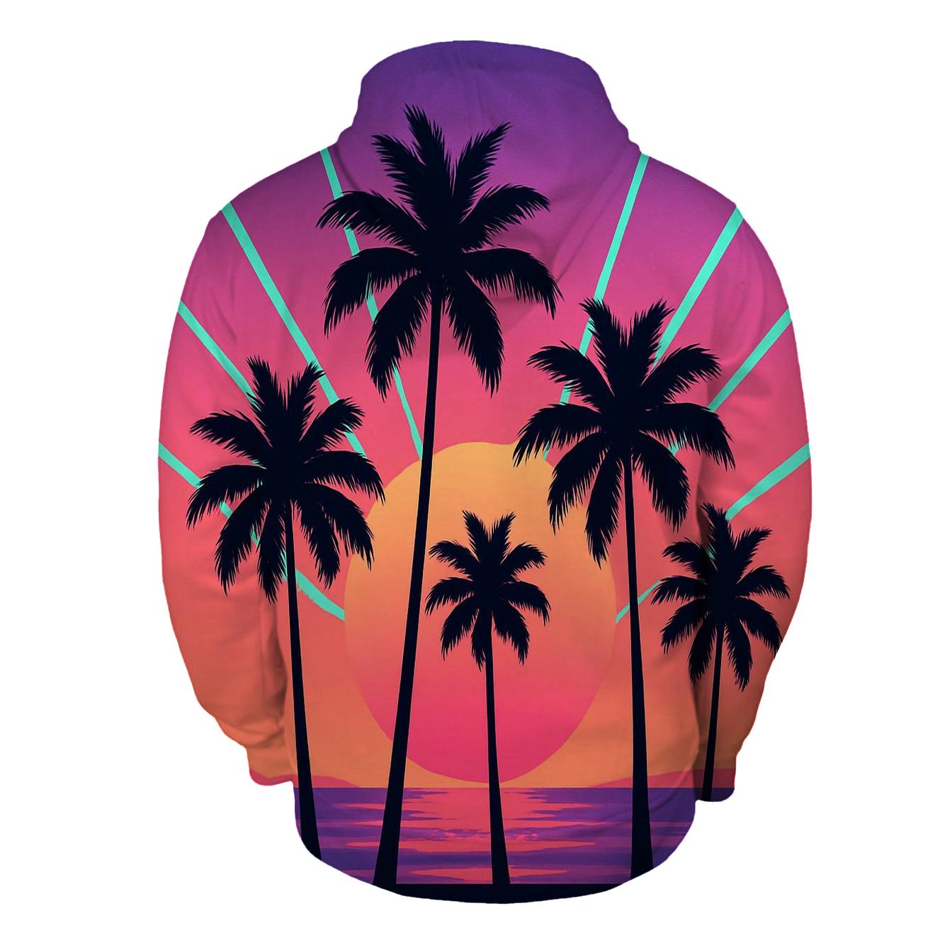 Palm Laser Silhouette hoodie trends