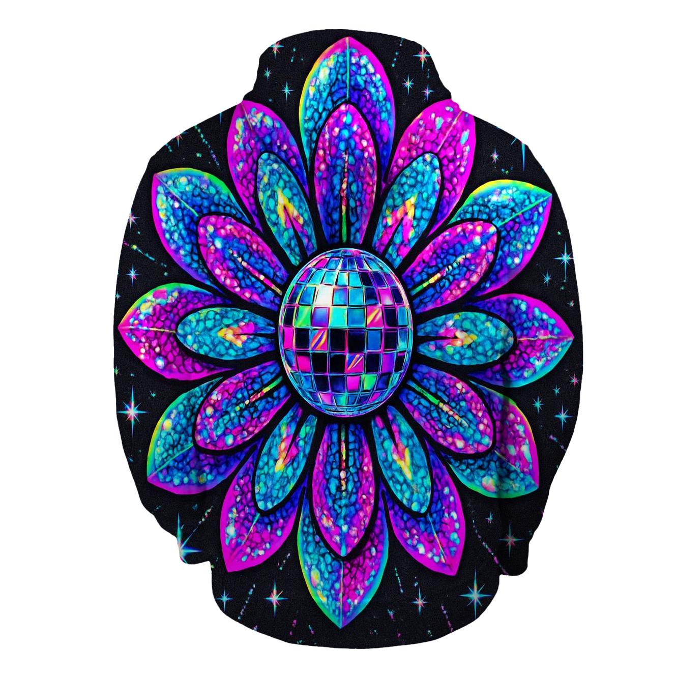 Electric Disco Bloom custom hoodies