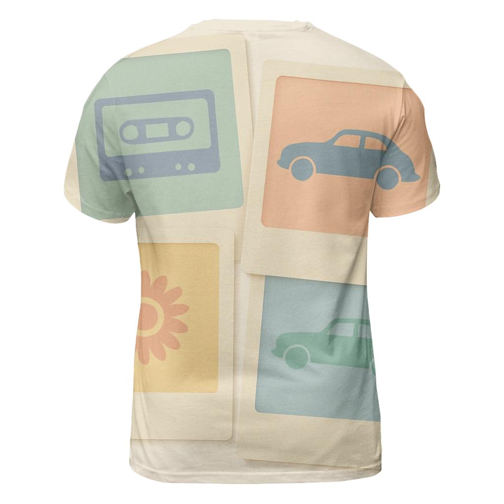 Polaroid Block Collage unique graphic print tees