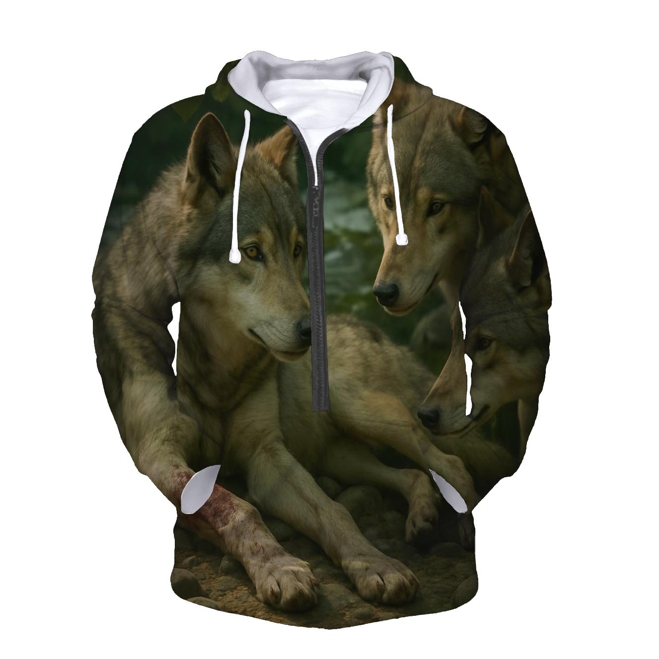 Riverbank Healing Lull zip-up hoodies