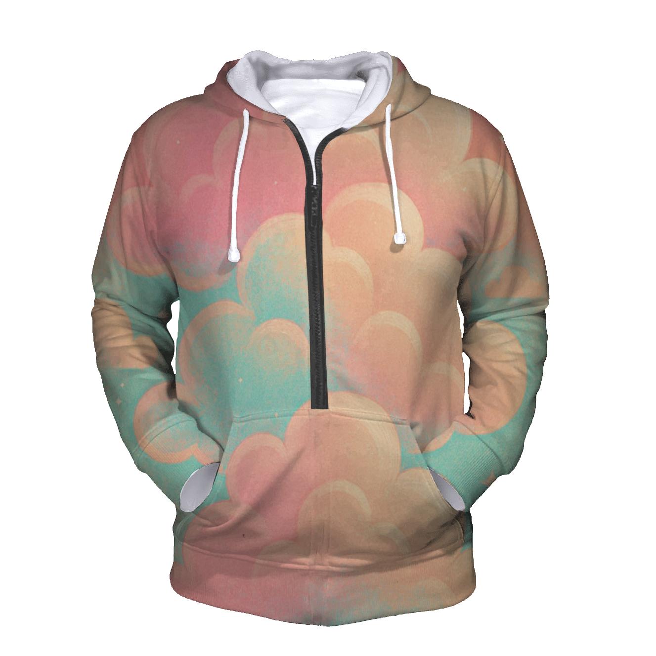 Candy Cloud Cascade premium hoodies