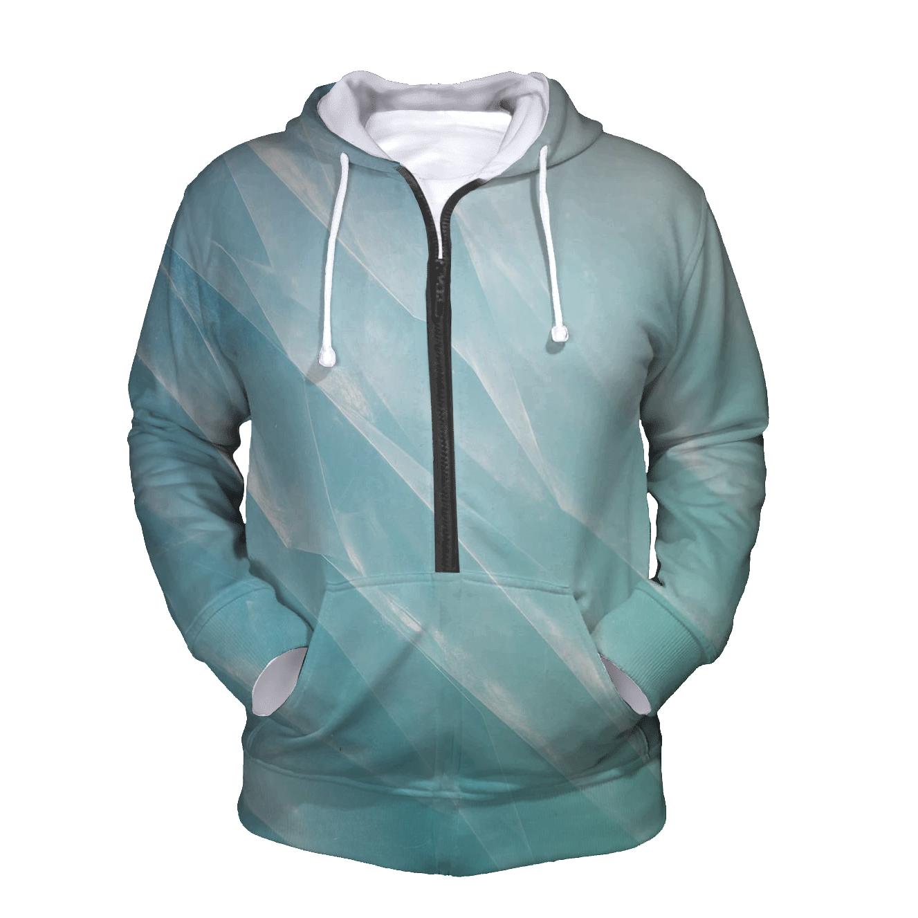 Glacier Blue Transition designer hoodies