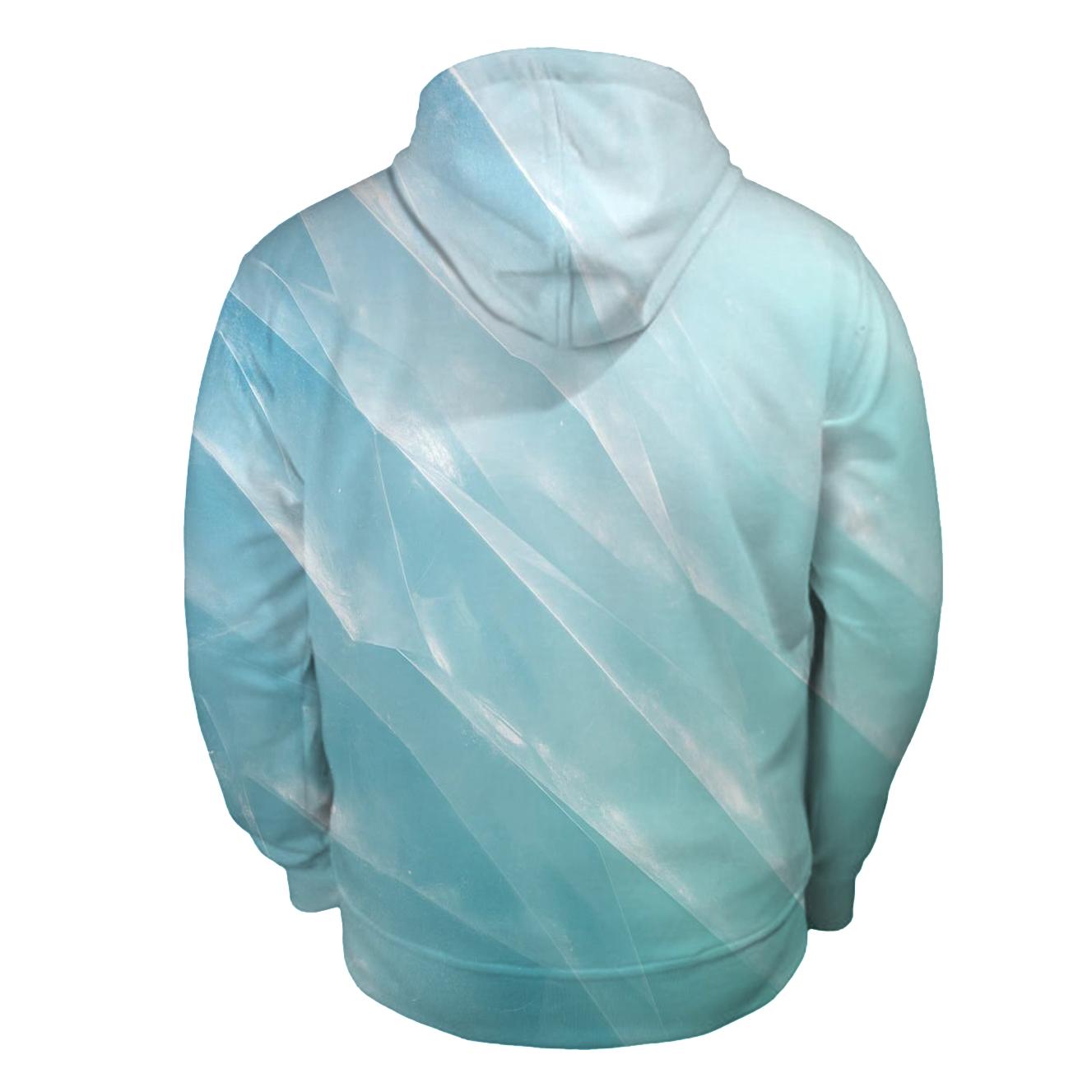 Glacier Blue Transition designer hoodies