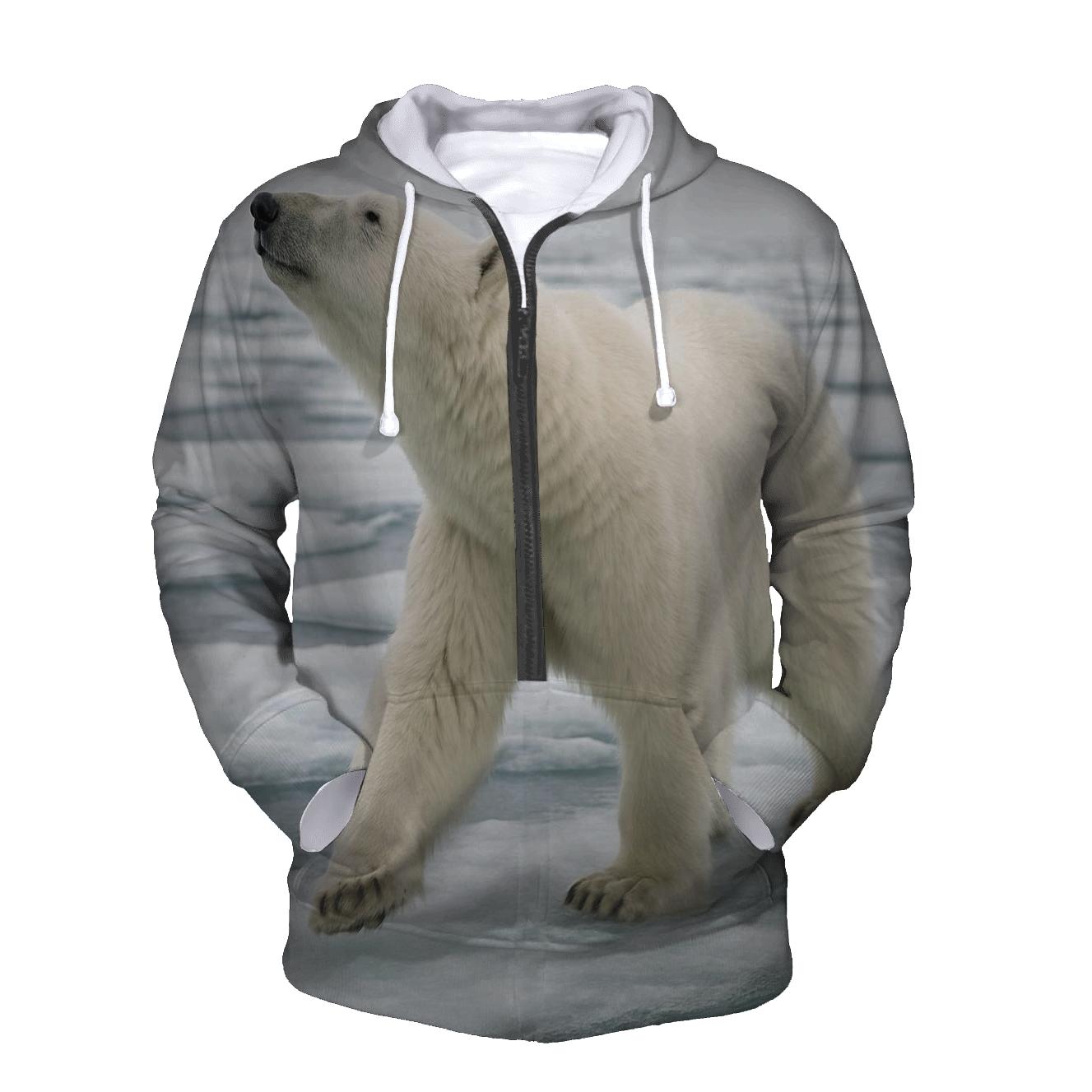 Sea-Ice Forage — Polar Bear hoodie designs