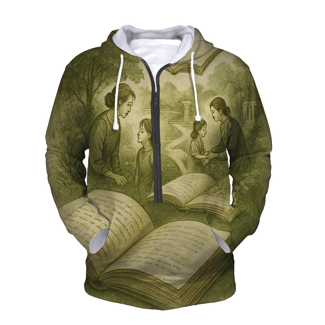 Between The Lines zip-up hoodies