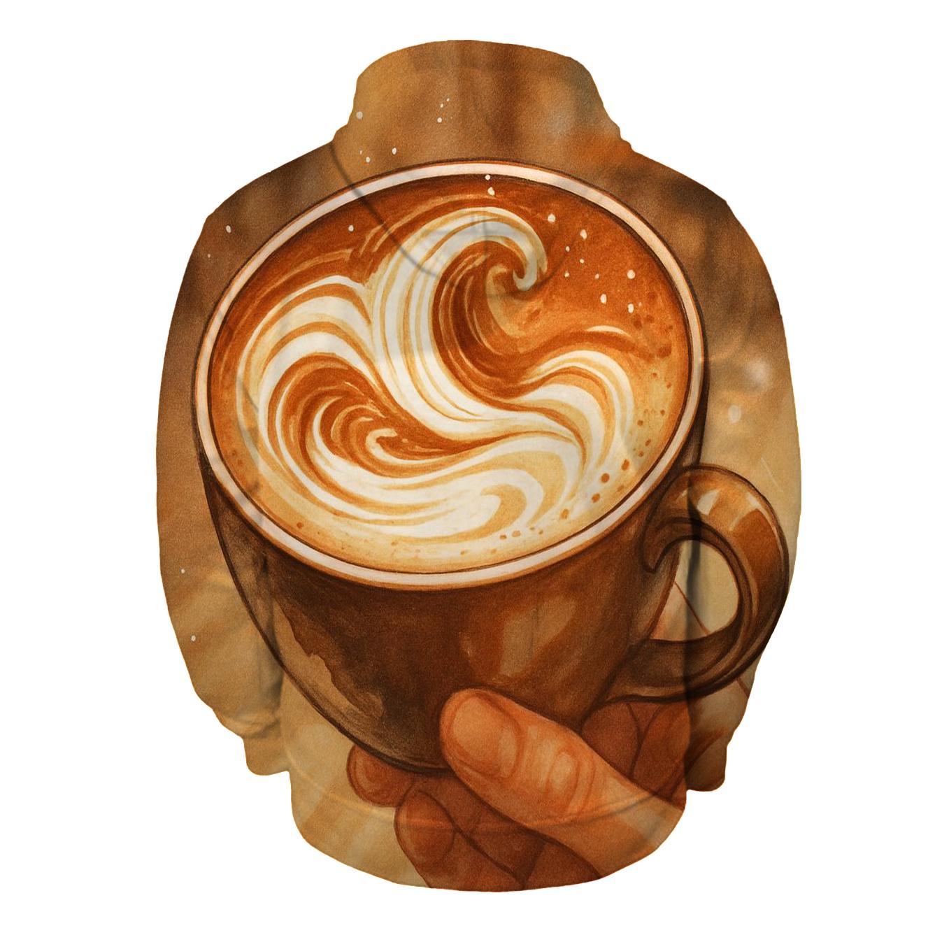 Latte Art Wave pullover hoodies