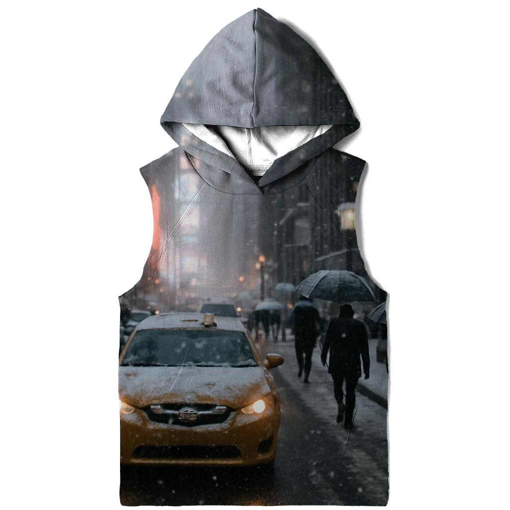 Snowfall At Midtown Night hoodies fashion