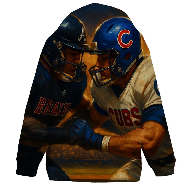 Diamond Duel At Sunset zip-up hoodies