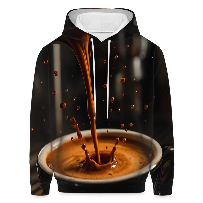 Espresso Shot Motion embroidered hoodies