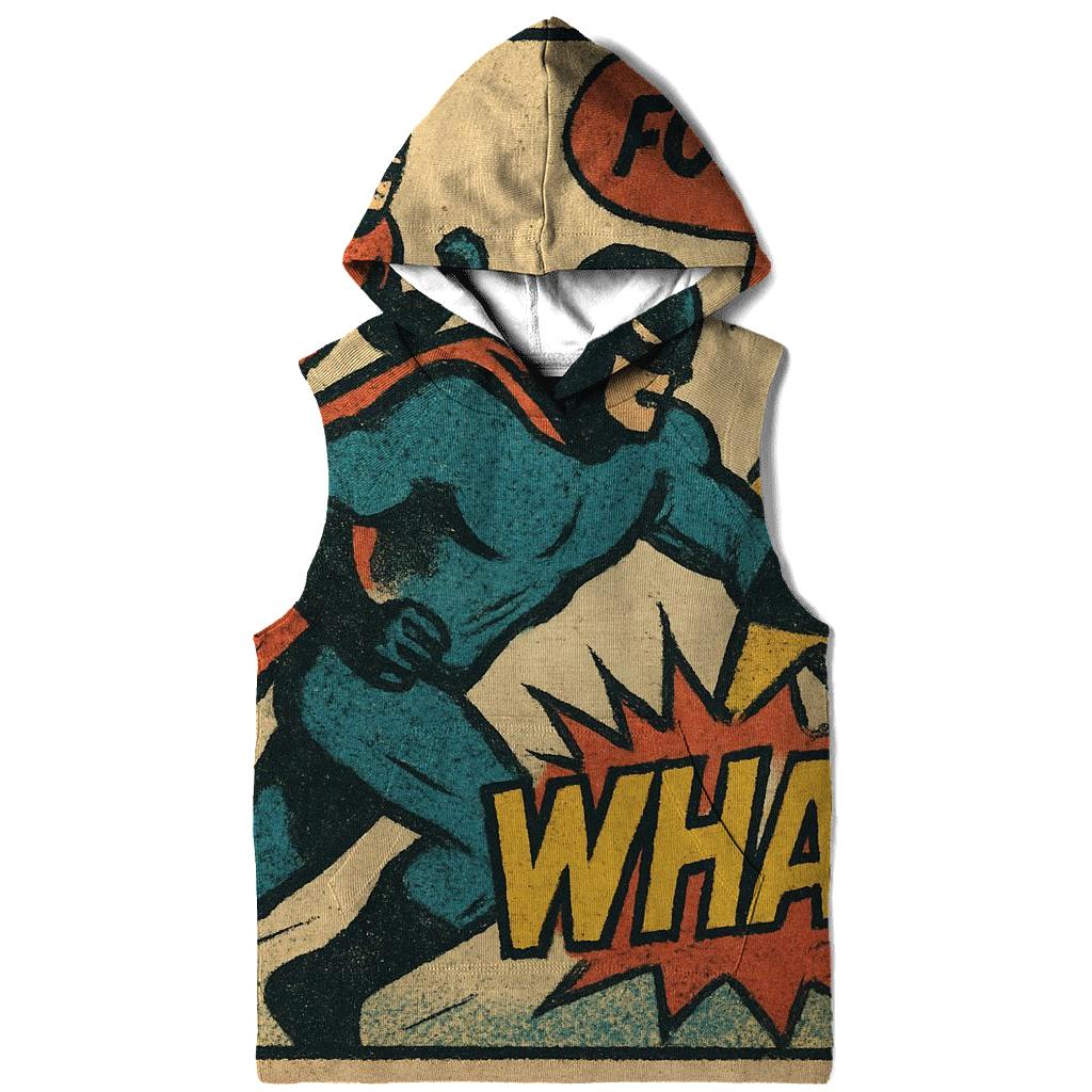 Faded Comic Book Panel premium hoodies