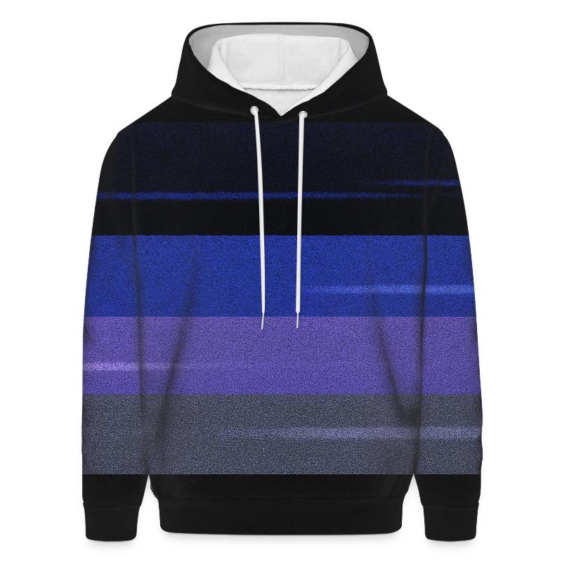 VHS Static Stripes designer hoodies