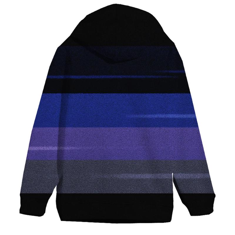 VHS Static Stripes designer hoodies
