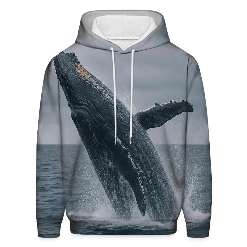 Blue-Line Migration — Humpback Breach hoodie styles
