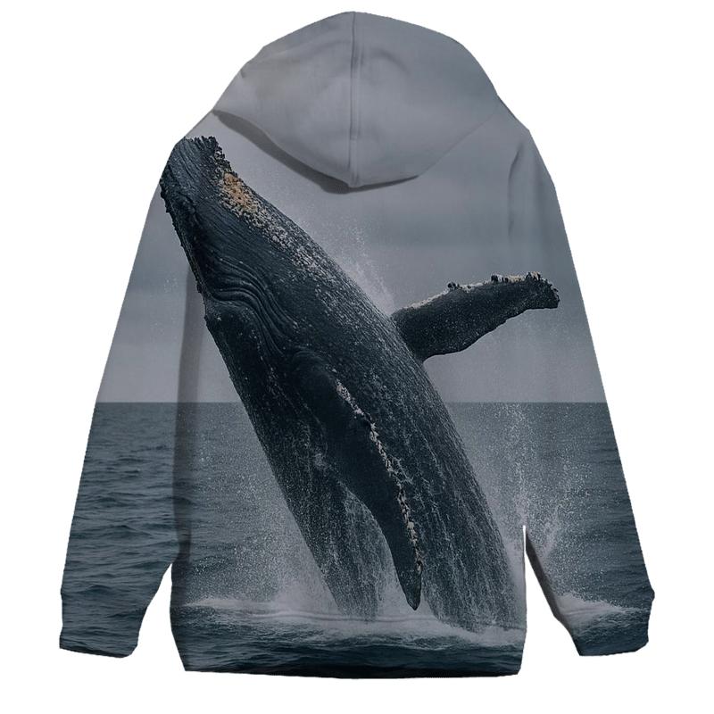 Blue-Line Migration — Humpback Breach hoodie styles