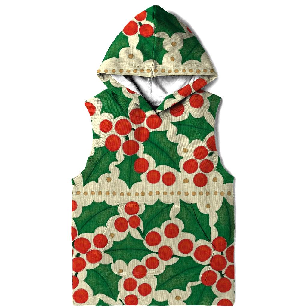 Holly Berry Confetti Design designer hoodies
