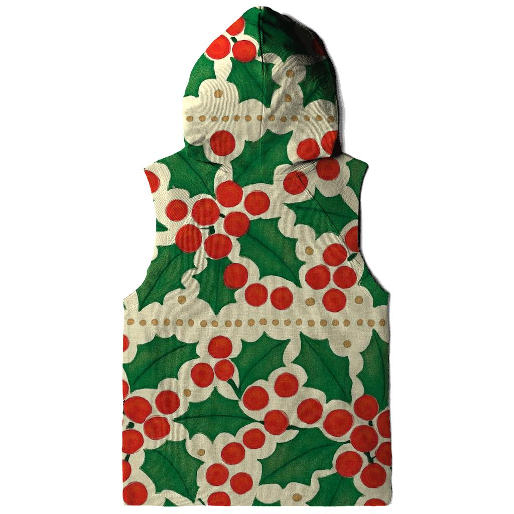 Holly Berry Confetti Design designer hoodies