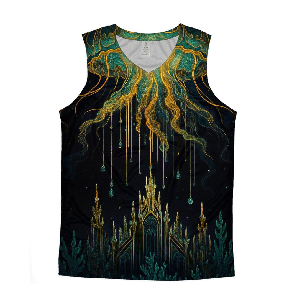 Gilded Jelly Cathedral personalized athletic tanks