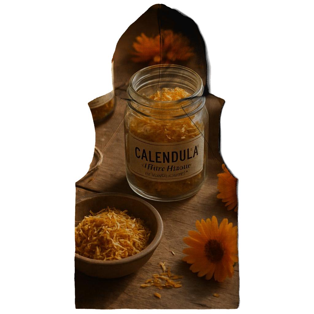 Apothecary Herb And Calendula Array heavyweight hoodies