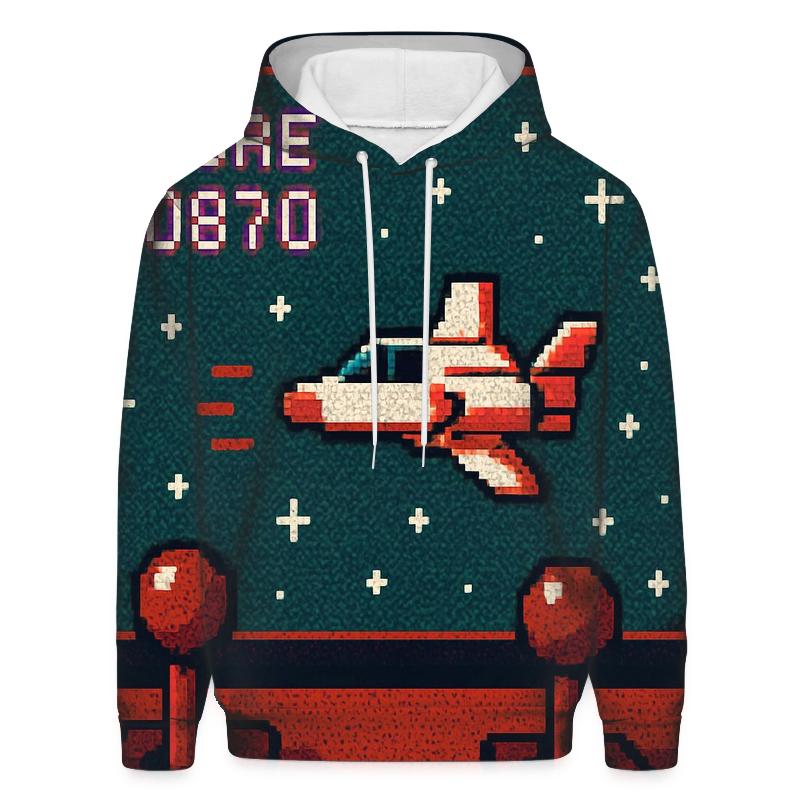 Vintage Pixel Arcade premium hoodies