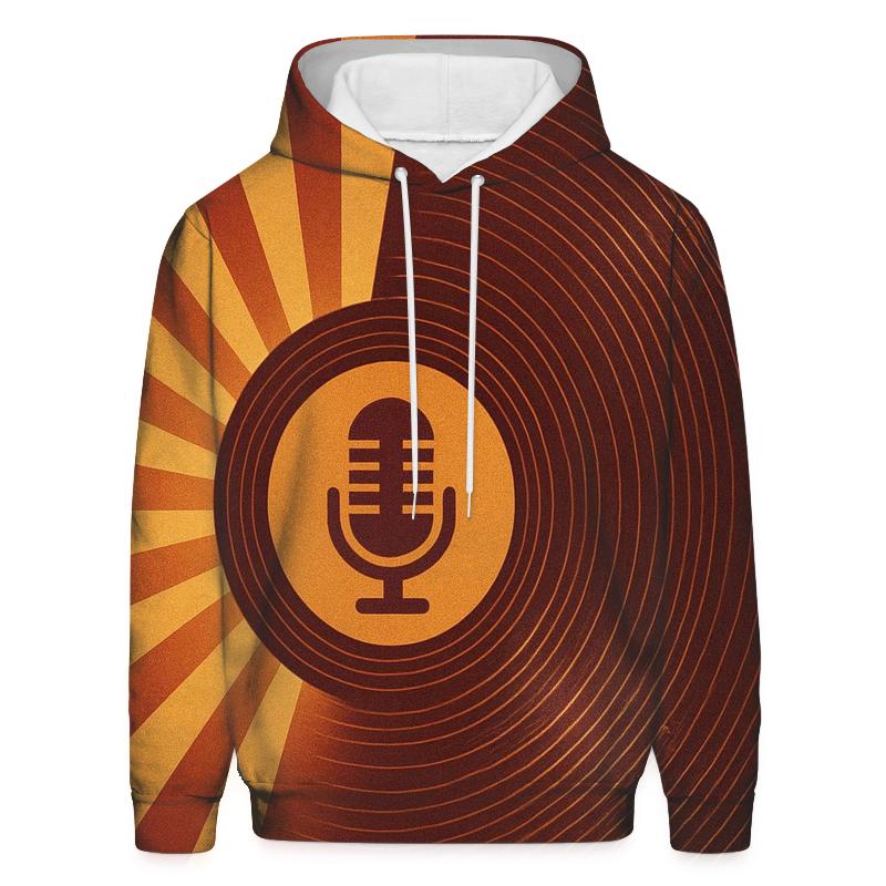 Turntable Sunburst printed hoodies