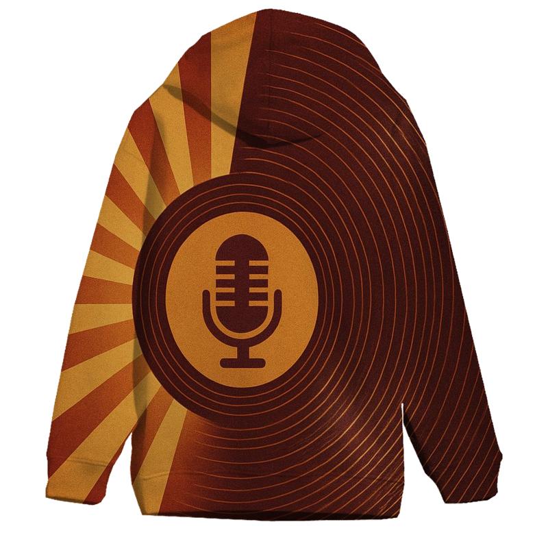 Turntable Sunburst printed hoodies