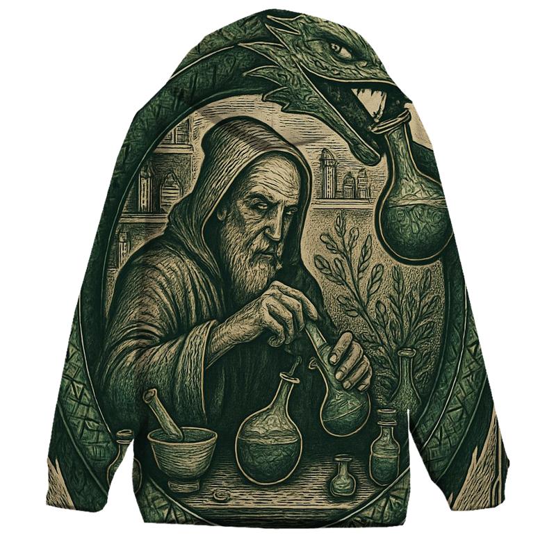 Alchemical Ouroboros Garden hoodies fashion