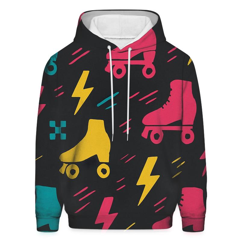 Turbo Skate Pattern designer hoodies