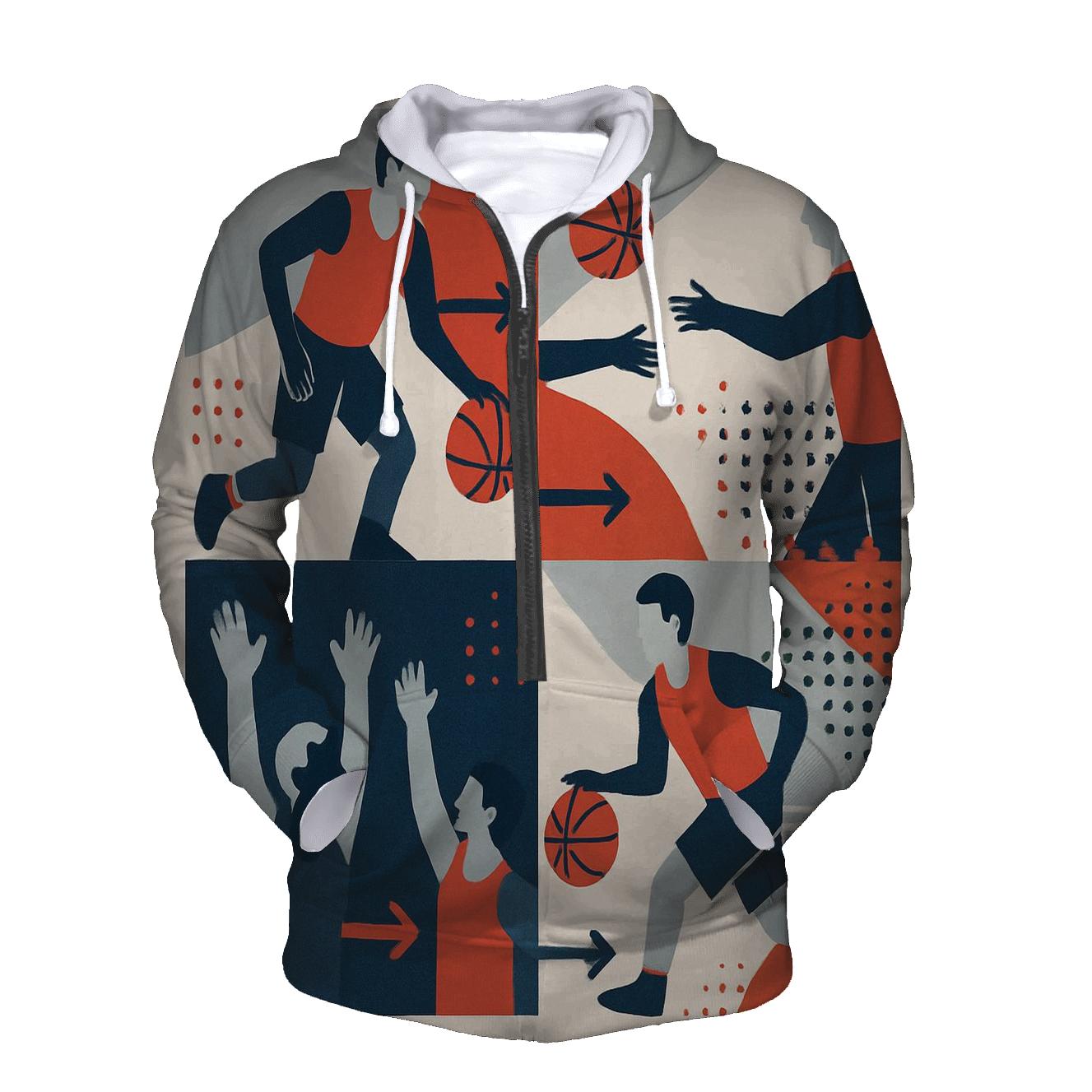 Youth Soccer Motion Grid heavyweight hoodies
