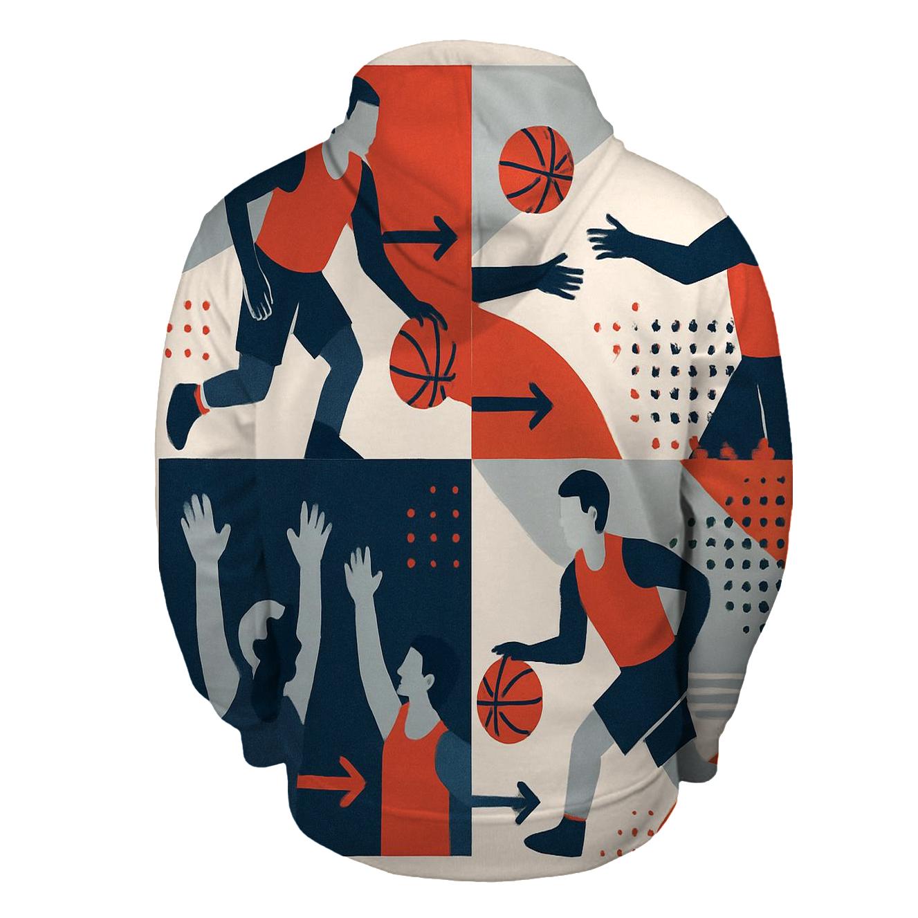 Youth Soccer Motion Grid heavyweight hoodies