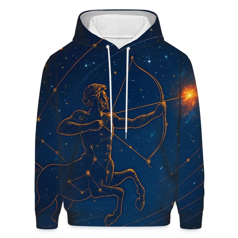 Sagittarius Archer Star Map custom hoodies
