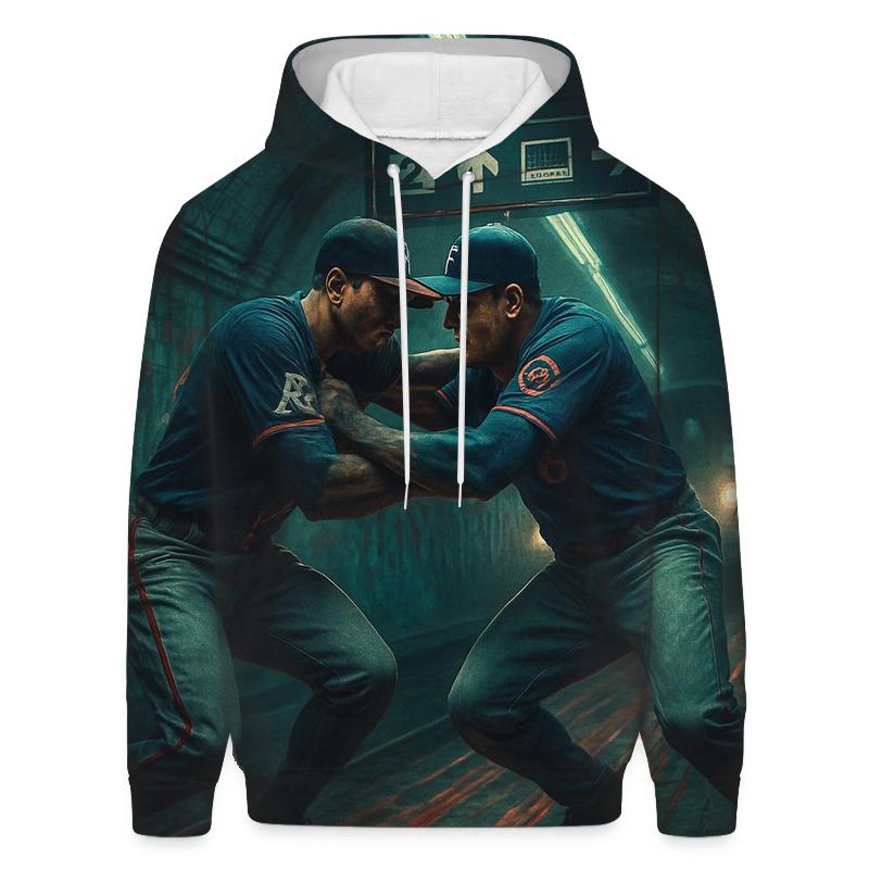 Subway Tunnel Sprint embroidered hoodies