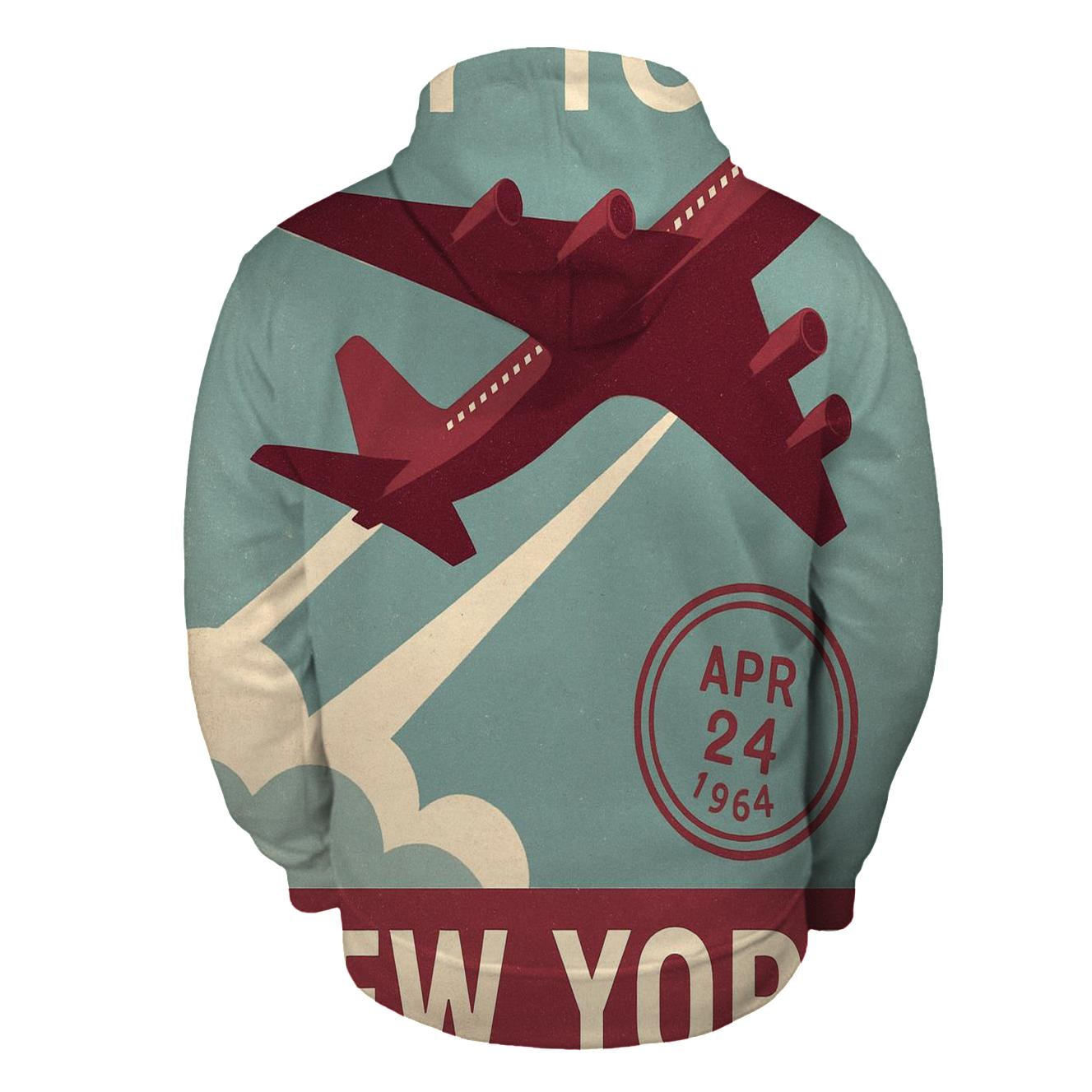 Vintage Airline Travel Poster hoodie designs
