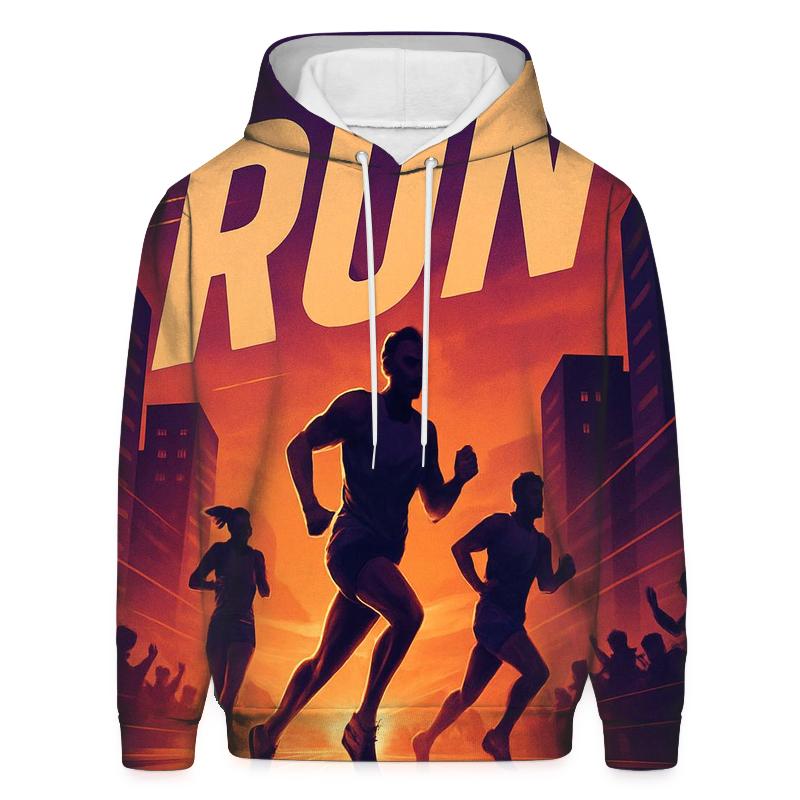 Urban Marathon Sunset hoodie trends