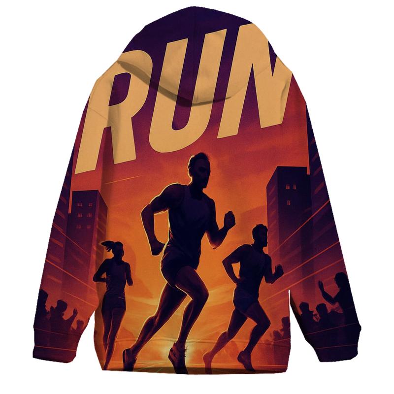 Urban Marathon Sunset hoodie trends