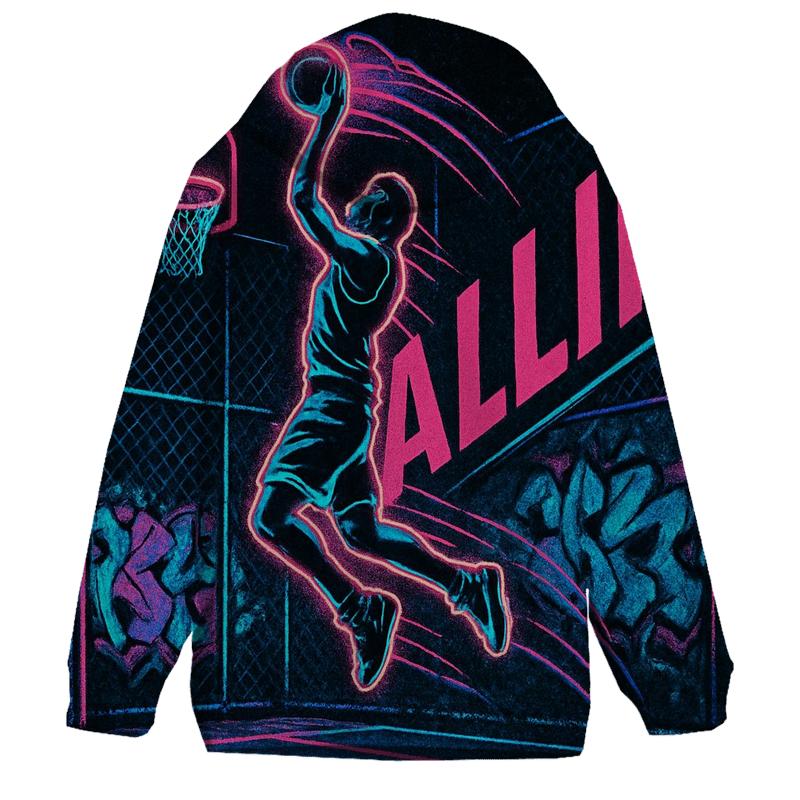 Neon Street Basketball hoodie designs