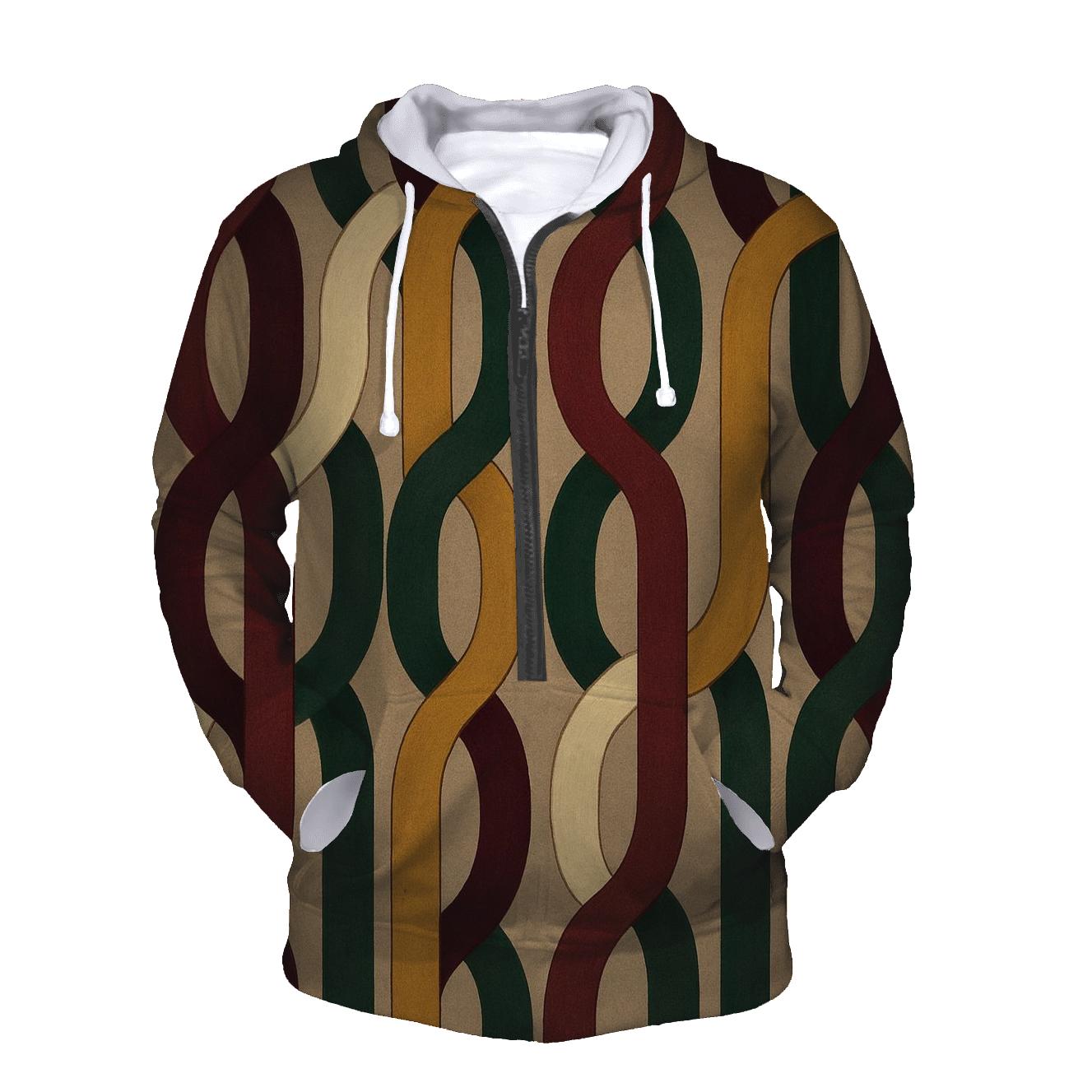 Velvet Ribbon Repeat graphic hoodies