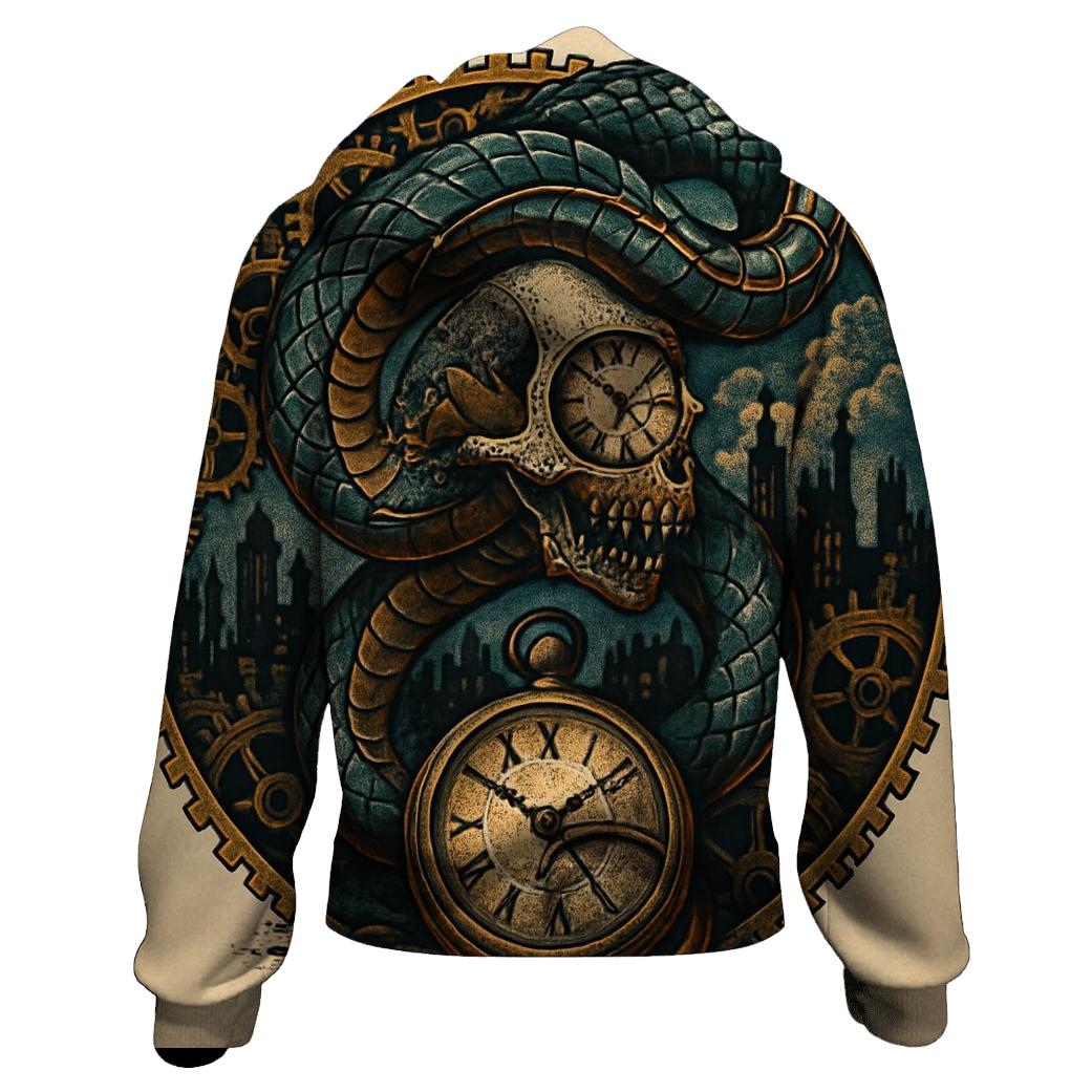 Clockwork Ouroboros Mechanism hoodie trends