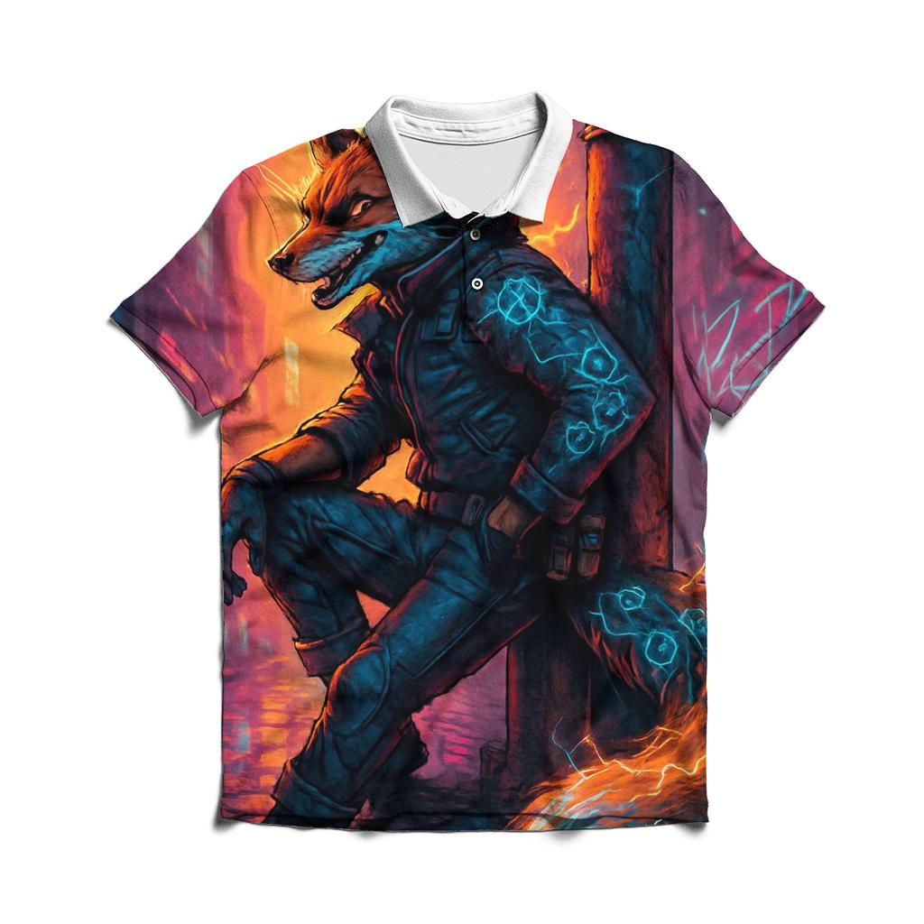 Clockwork Alley Fox designer slim fit polos