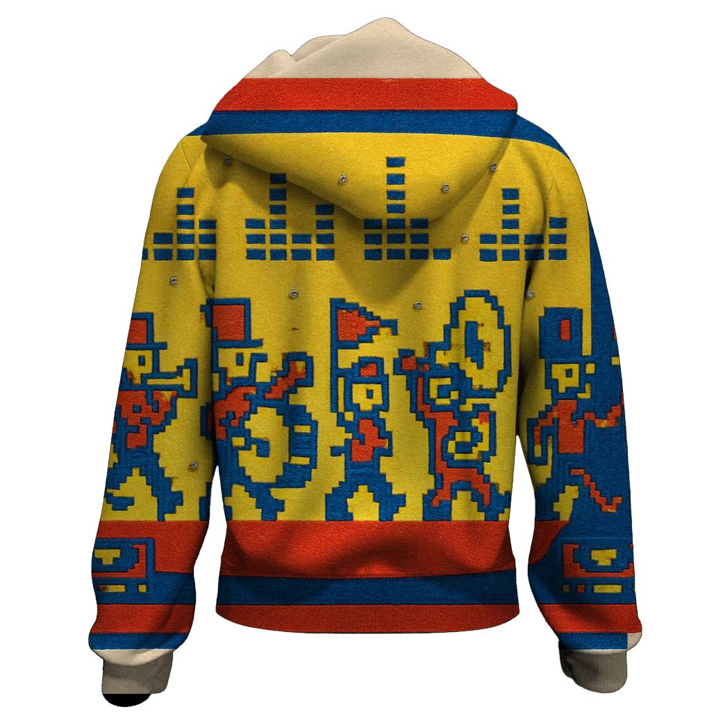 Pixel Pop Parade hoodie trends