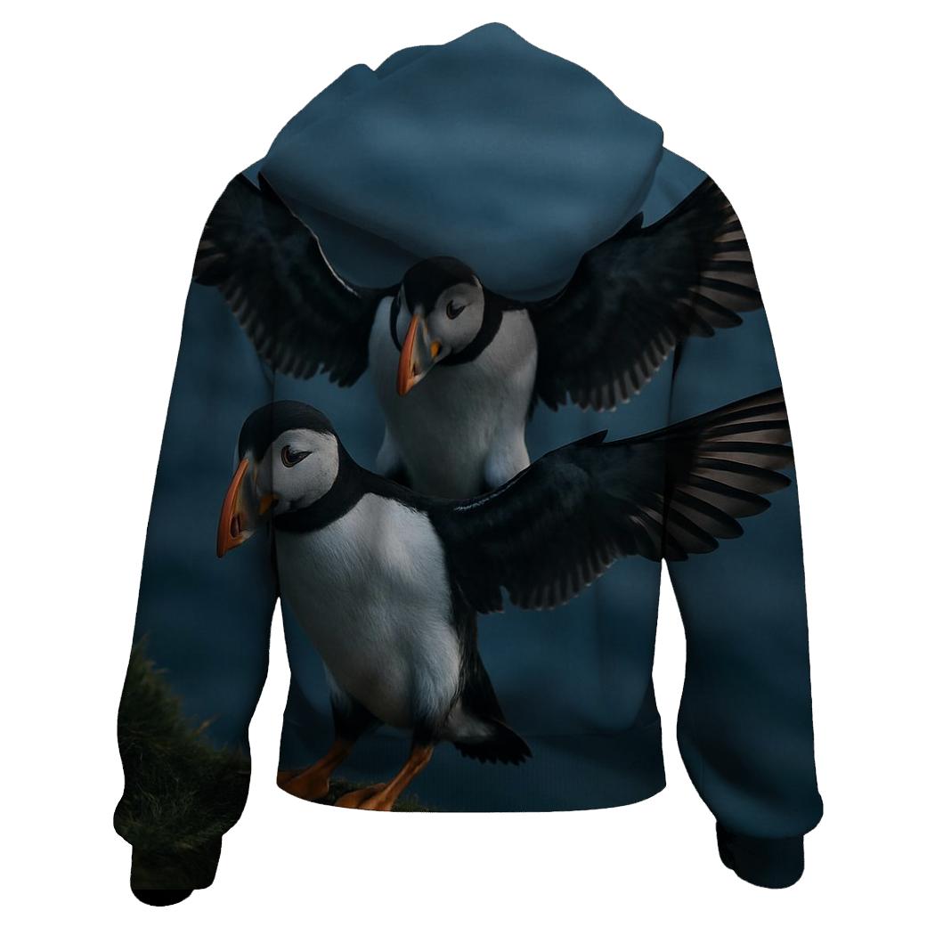 Cliff Couriers — Atlantic Puffin Pair pullover hoodies