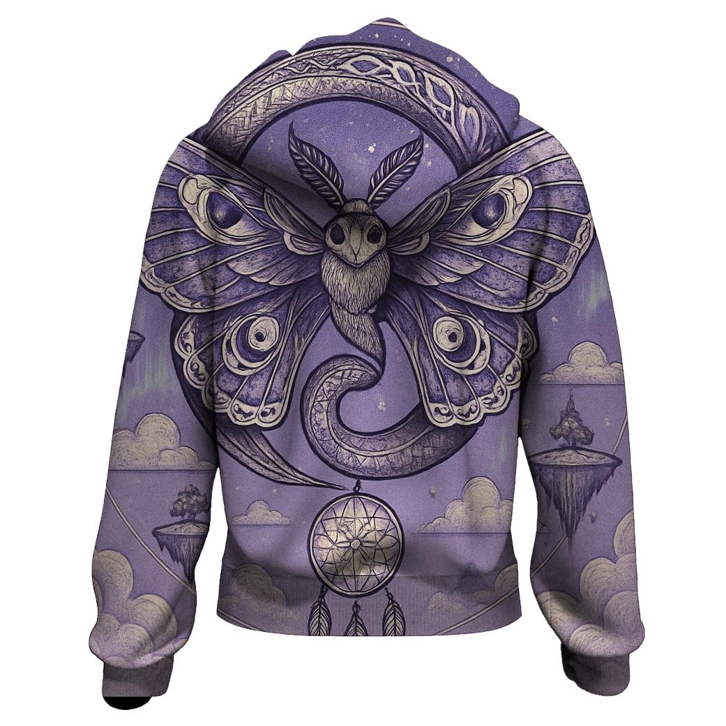 Ouroboros Dreamweaver Moth custom hoodies