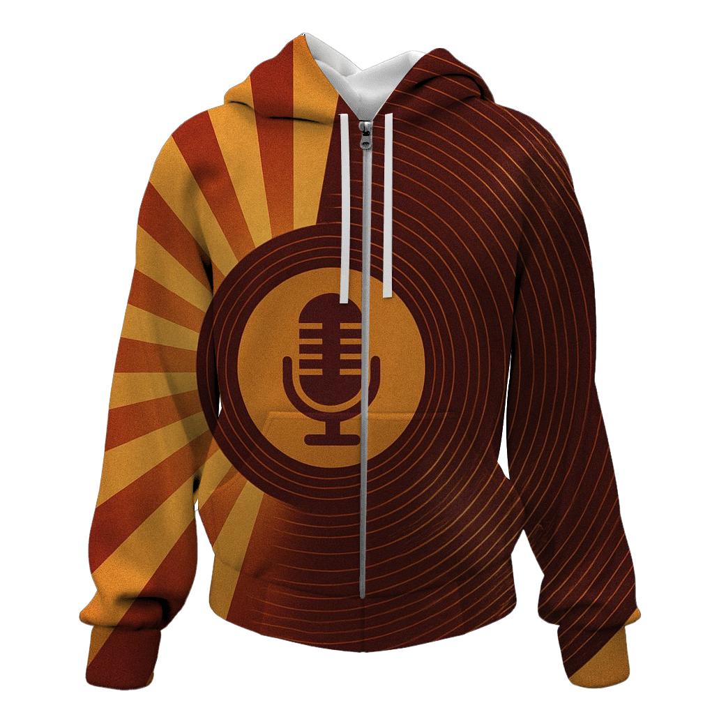 Turntable Sunburst hoodies fashion