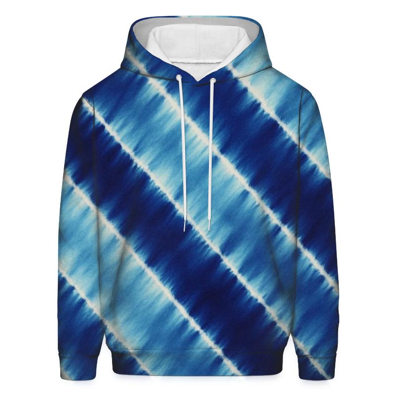 Indigo Arashi Diagonals hoodie trends